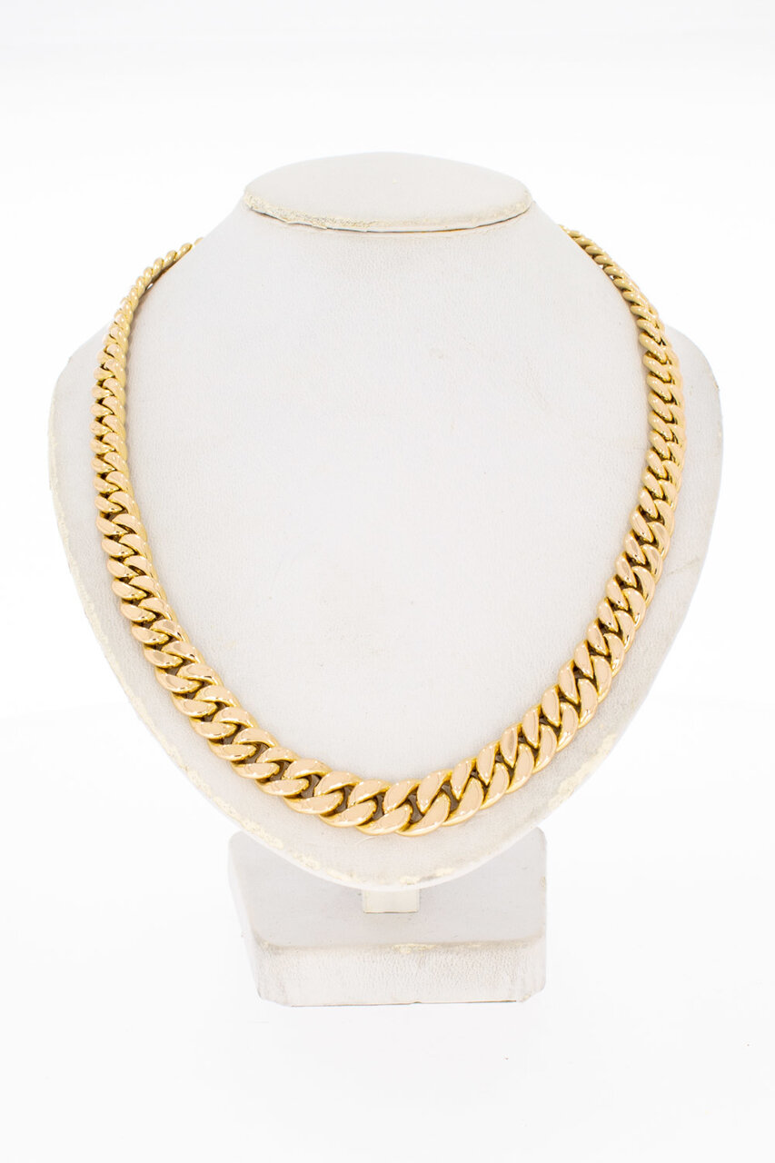 Panzerkette 18 Karat Gold - 42,5 cm