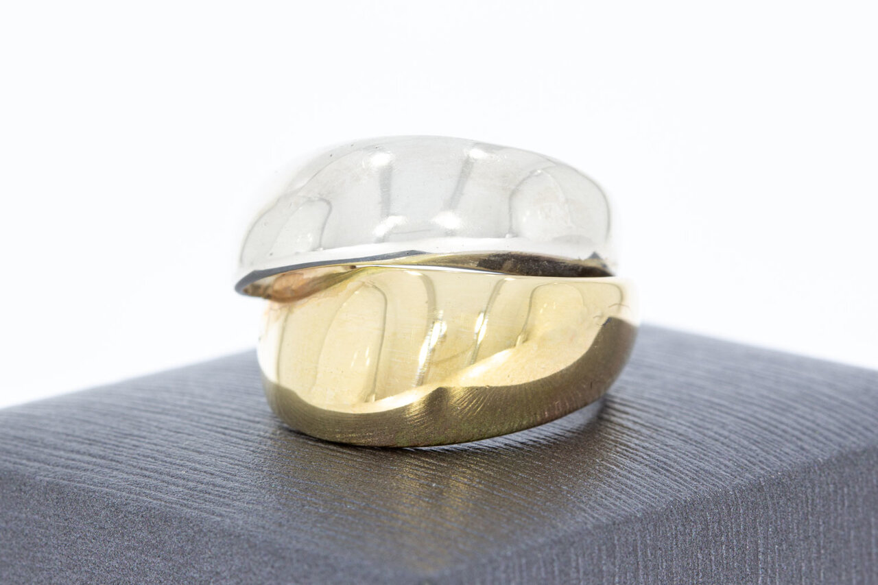 14 Karat Bicolor Gold Vintage ring - 19,5 mm