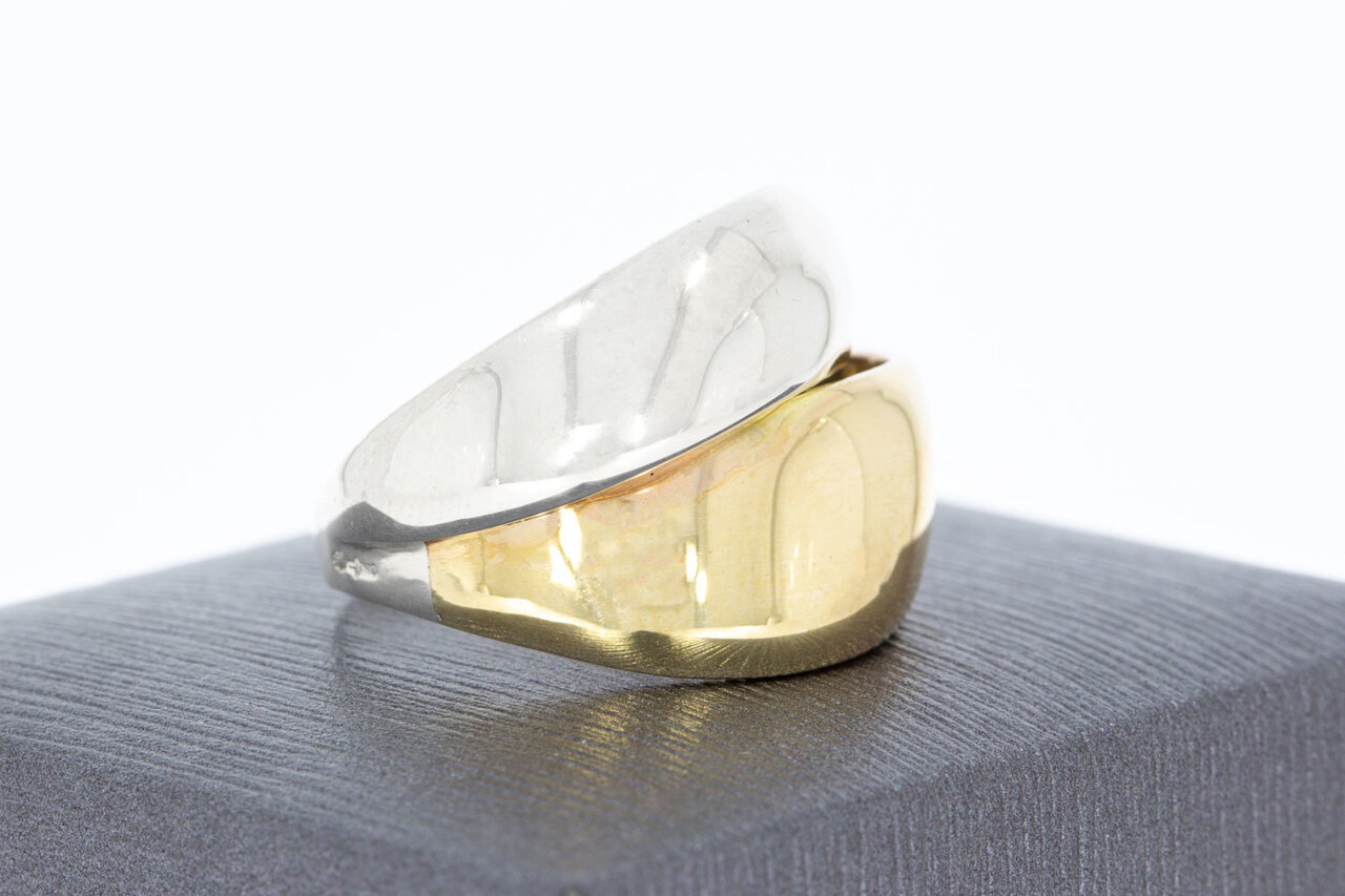 14 Karat Bicolor Gold Vintage ring - 19,5 mm