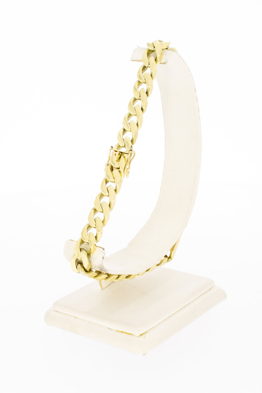 585 Gelbgold Namensarmband - 24,5 cm