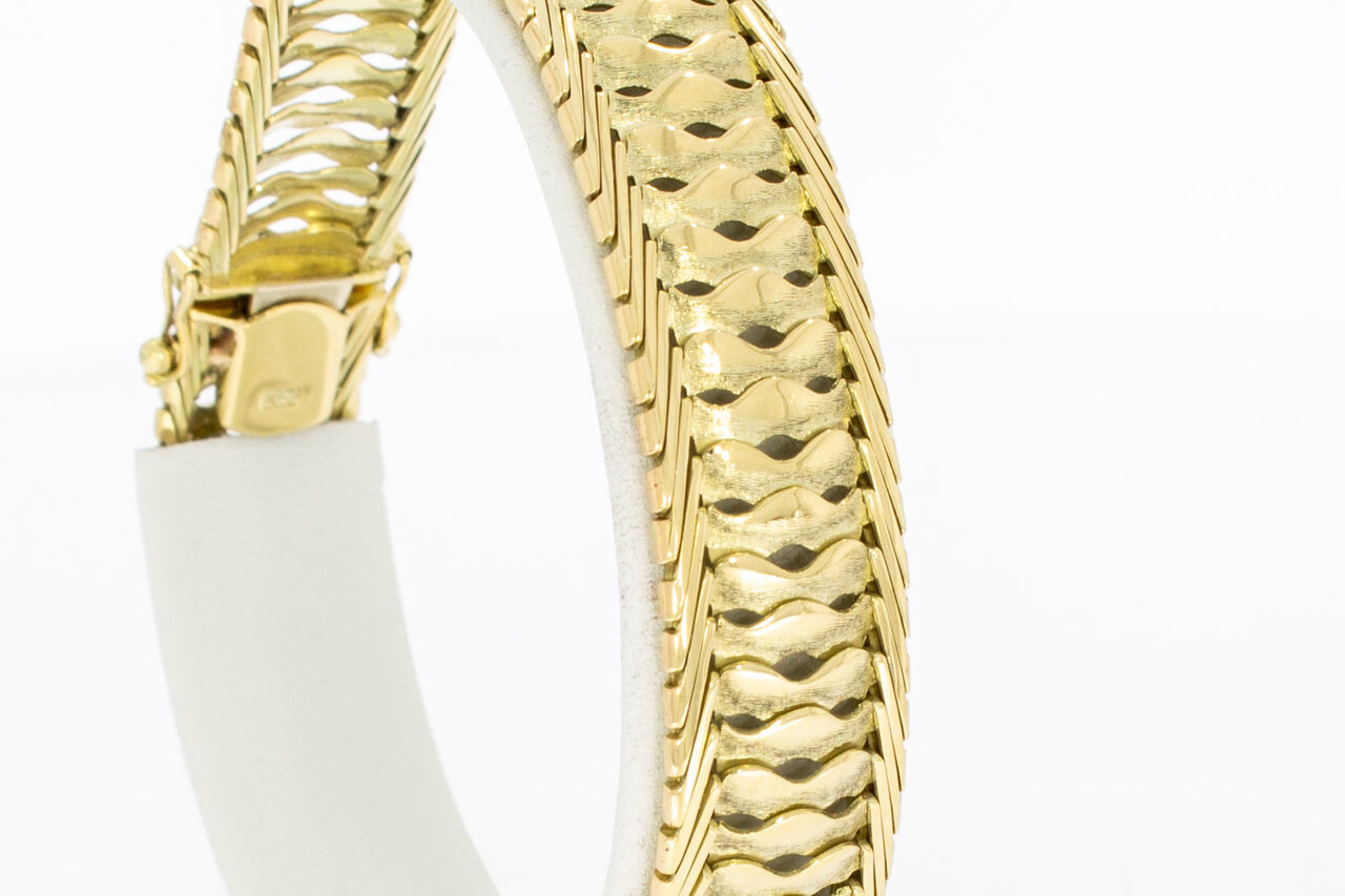 14 Karat Gelbgold Retro Armband - 20,3 cm
