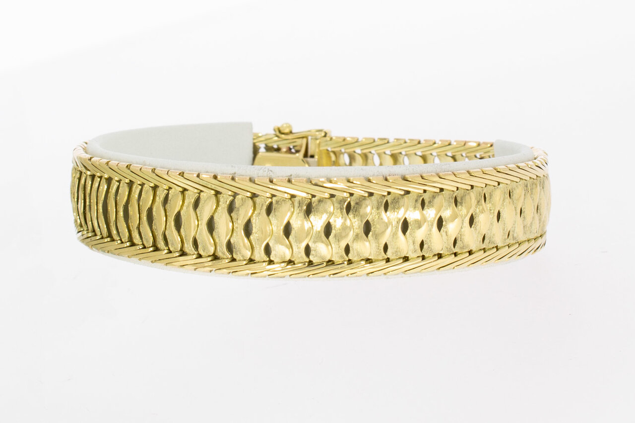 14 Karat Gelbgold Retro Armband - 20,3 cm