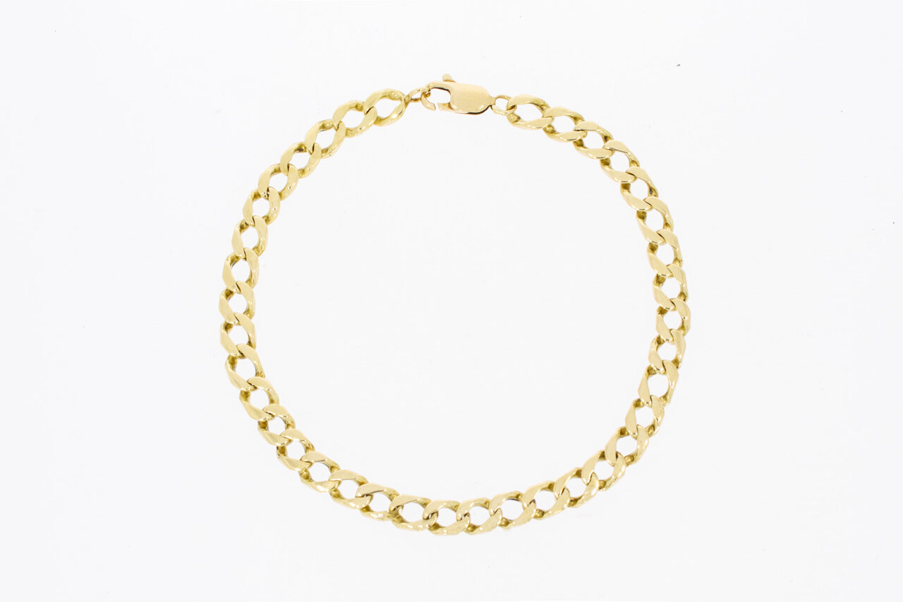 Panzer-Armband 14 Karat Gold - 24,8 cm