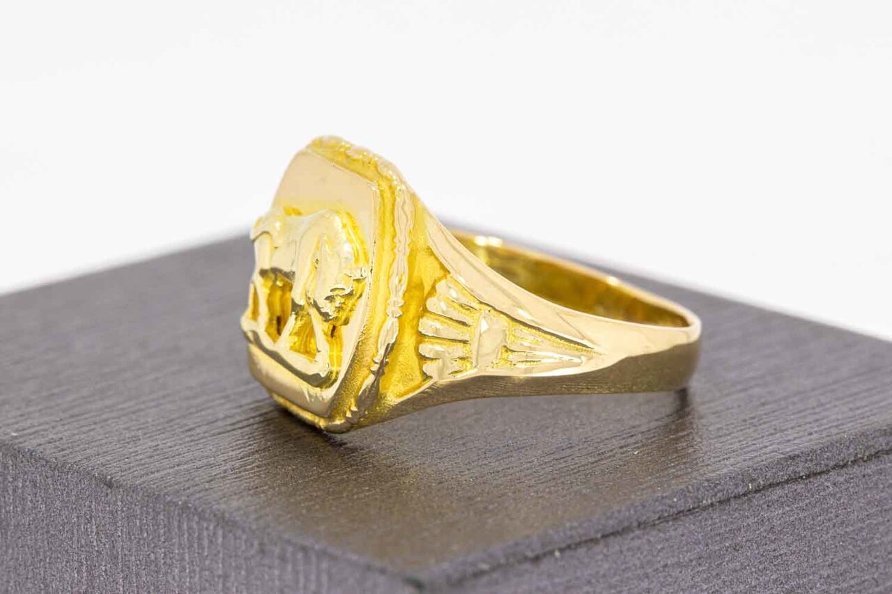 Statementring 14 Karat Gold - 19,9 mm