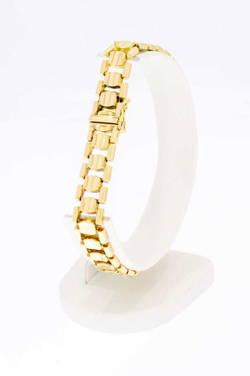 14 Karat Gold Gliederarmband - 20,5 cm