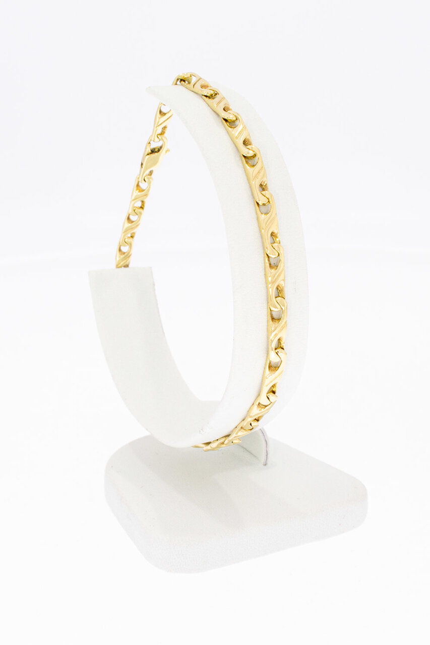 Glieder Armband 14 Karat Gold - 21,1 cm