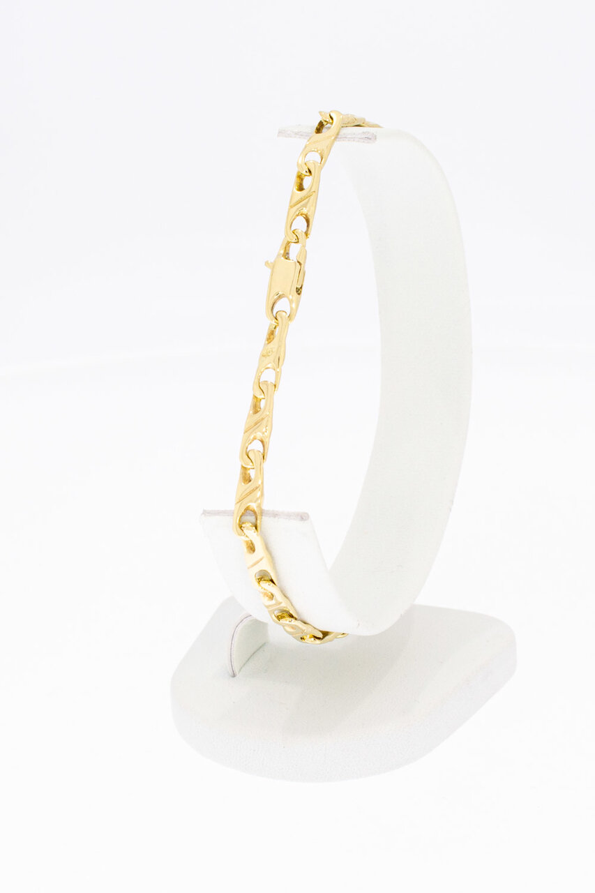Glieder Armband 14 Karat Gold - 21,1 cm