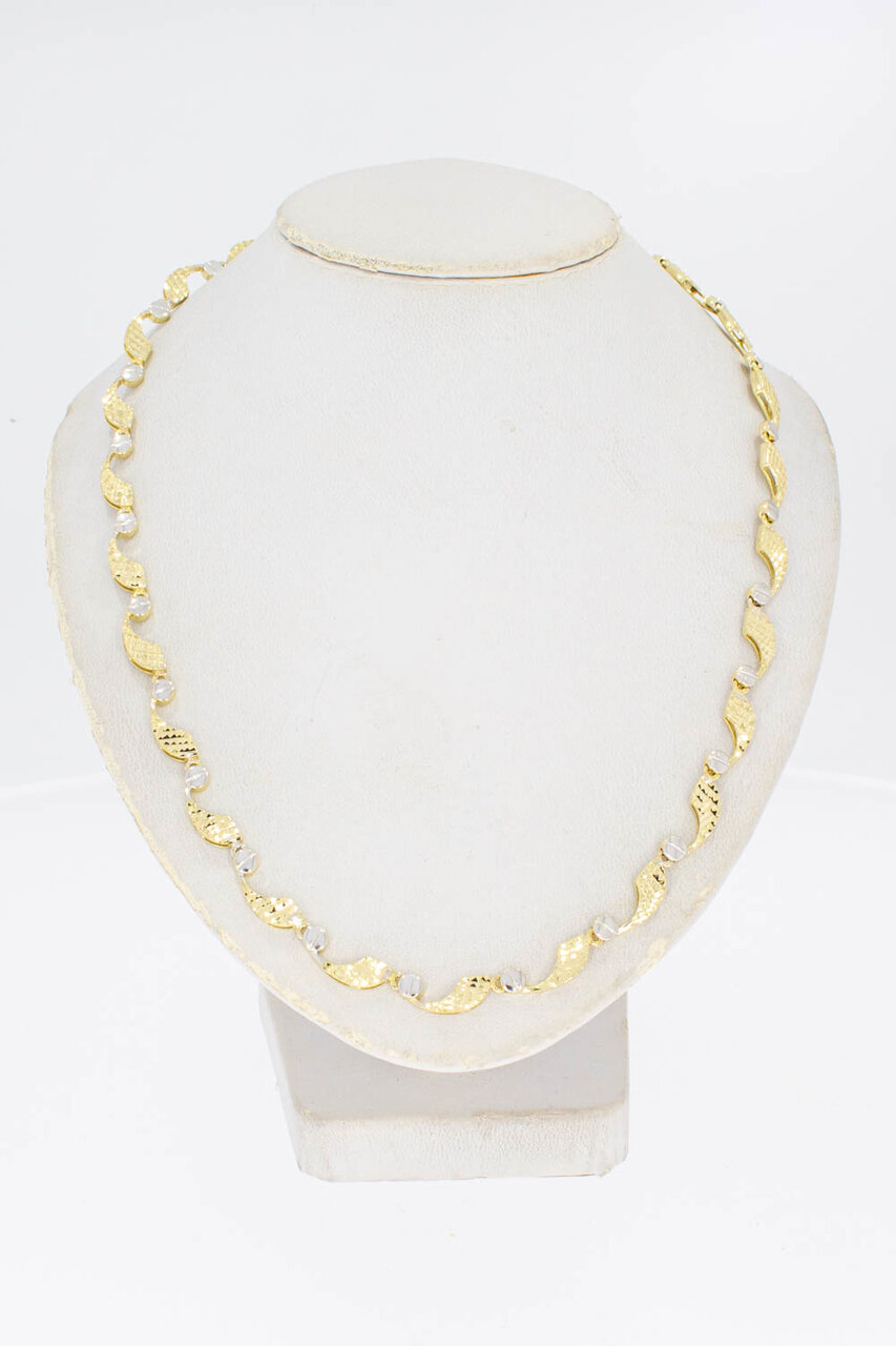 14 Karat Goldene Damenkette - 45,5 cm