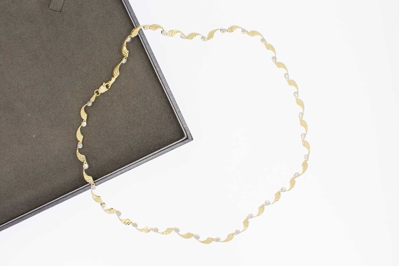 14 Karat Goldene Damenkette - 45,5 cm