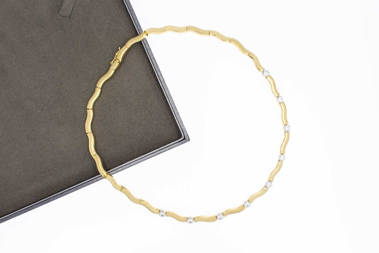 14 Karat Goldbarren Damen Kette - 41,4 cm