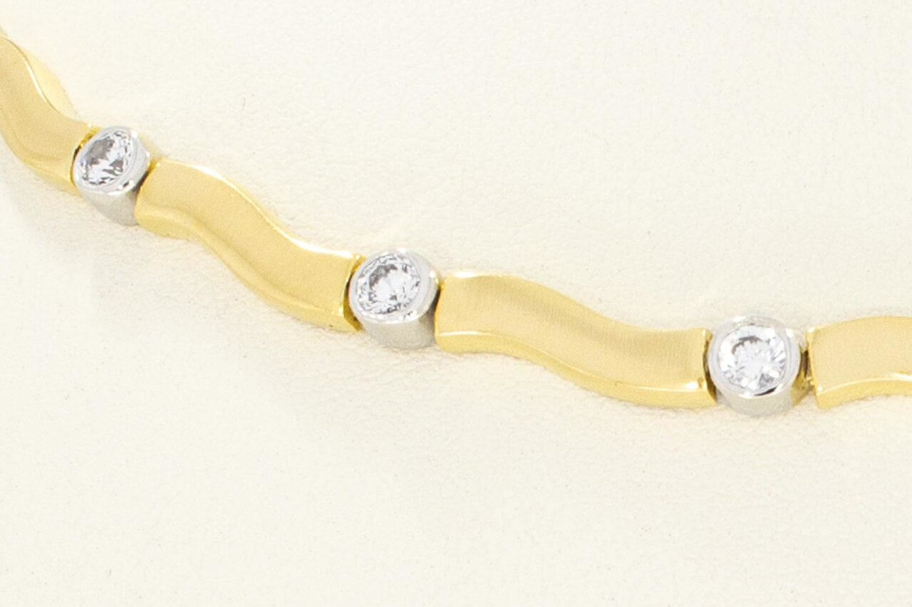 14 Karat Goldbarren Damen Kette - 41,4 cm