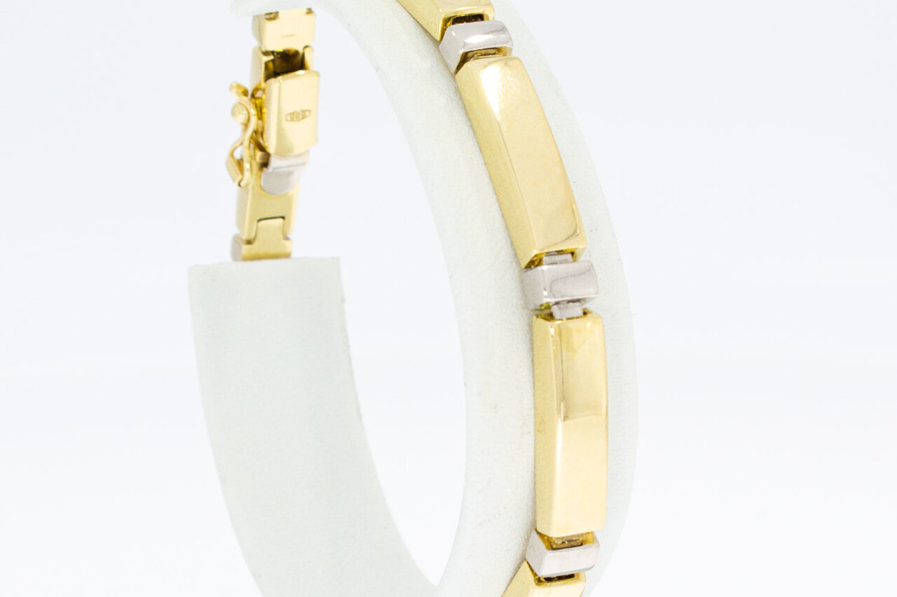 14 Karat Gold Barrenarmband - 19,3 cm