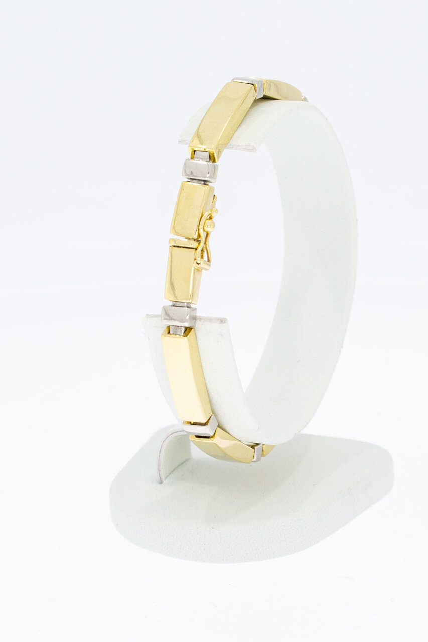 14 Karat Gold Barrenarmband - 19,3 cm