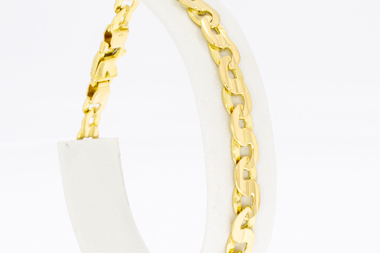 Königsarmband 750 Gelbgold - 20,3 cm