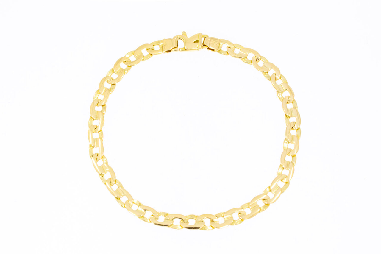 Königsarmband 750 Gelbgold - 20,3 cm
