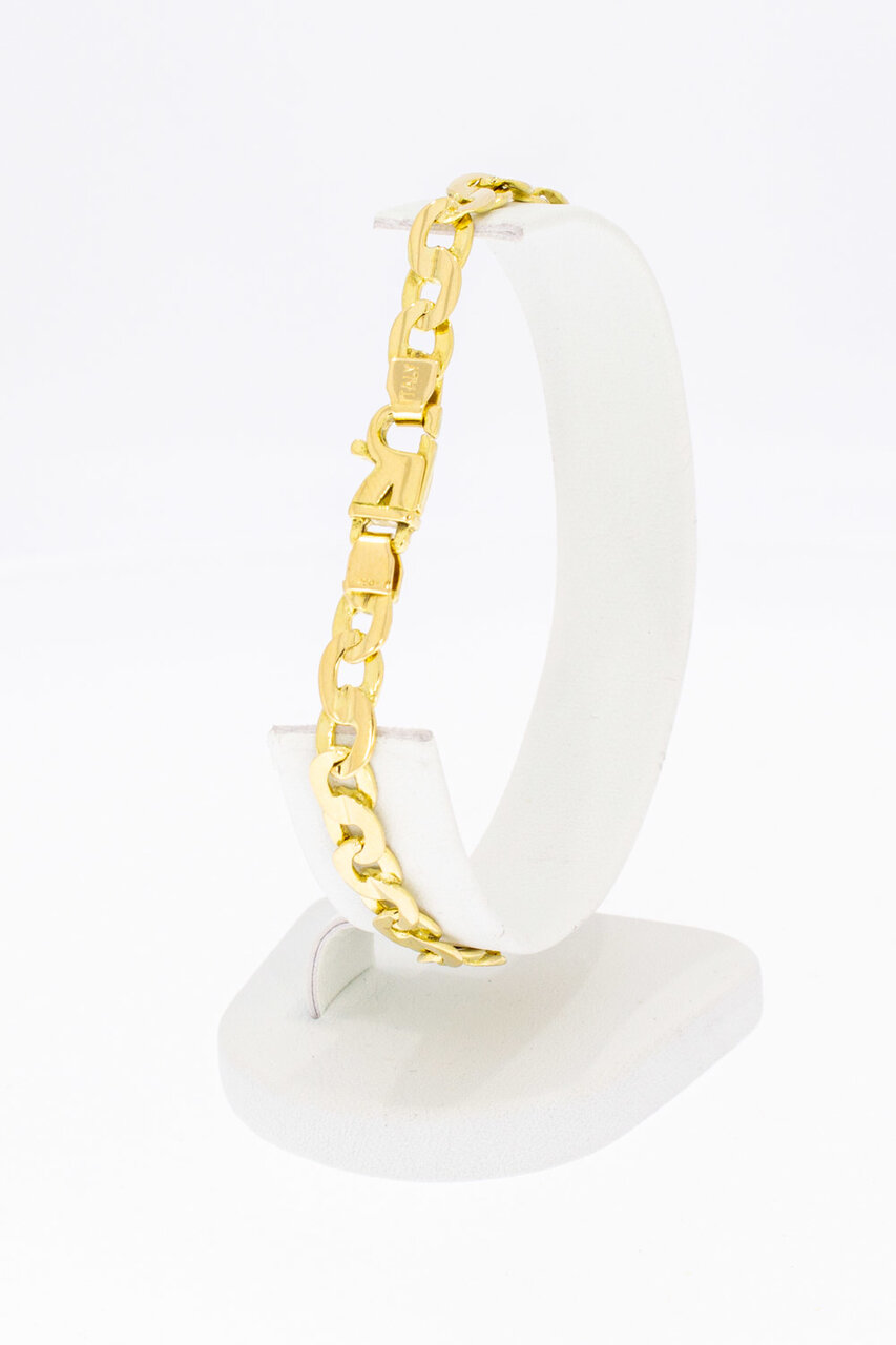 Königsarmband 750 Gelbgold - 20,3 cm