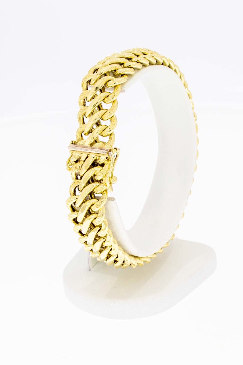 14 Karat geflochtenes Armband - 19,9 cm