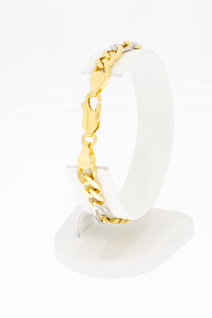 750 Figaro Gold Armband - 19,2 cm