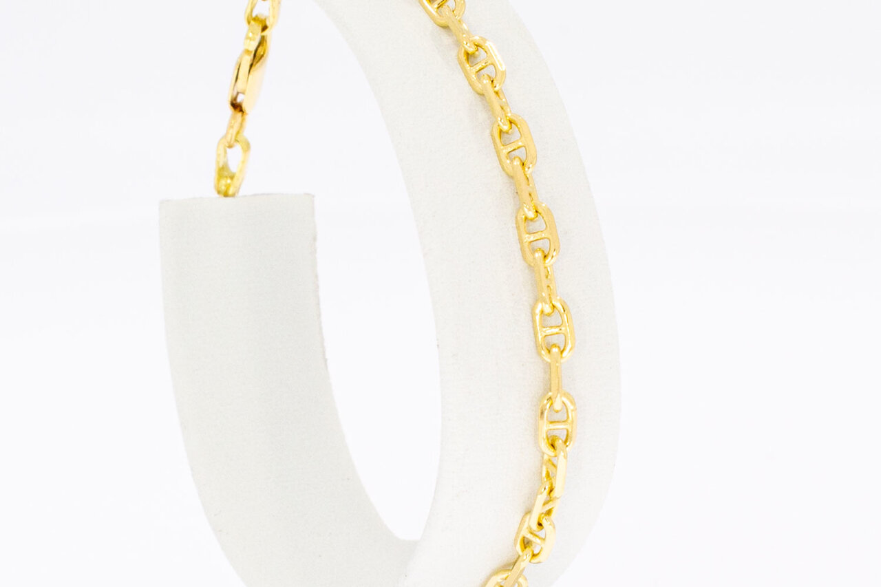 18 Karat Gelbgold Anker Armband - 18,4 cm
