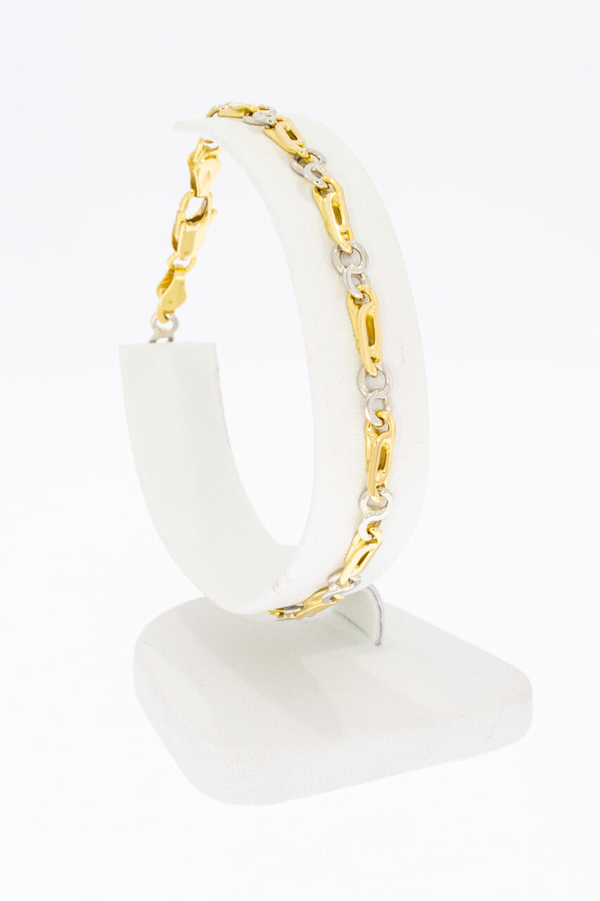 18 Karat Falkenaugen Armband - 19,7 cm