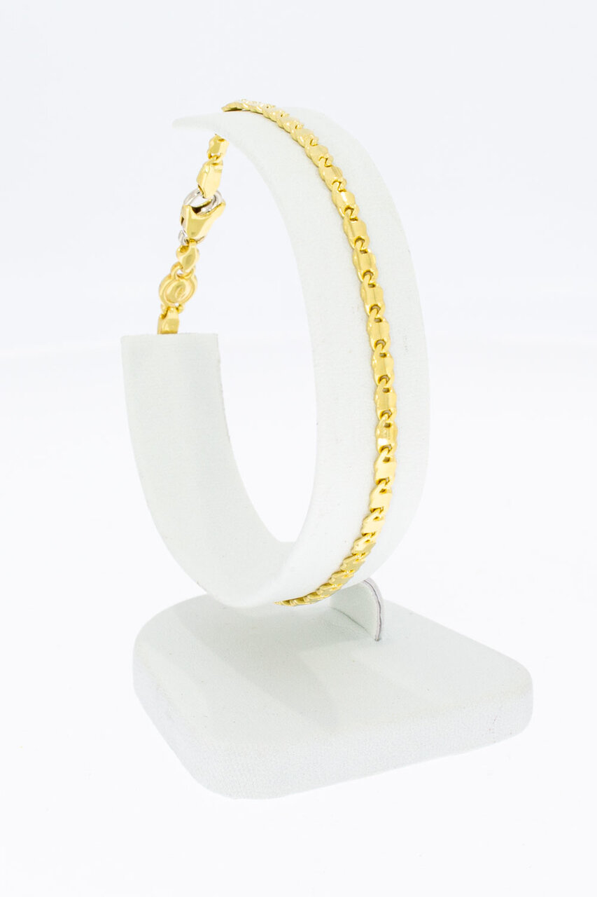 Falkenaugen Armband 18 Karat Gold - 19,5 cm