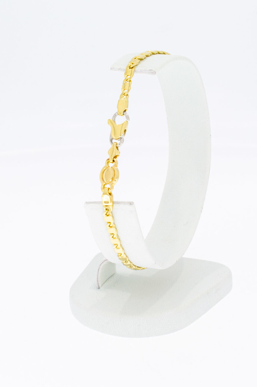 Falkenaugen Armband 18 Karat Gold - 19,5 cm