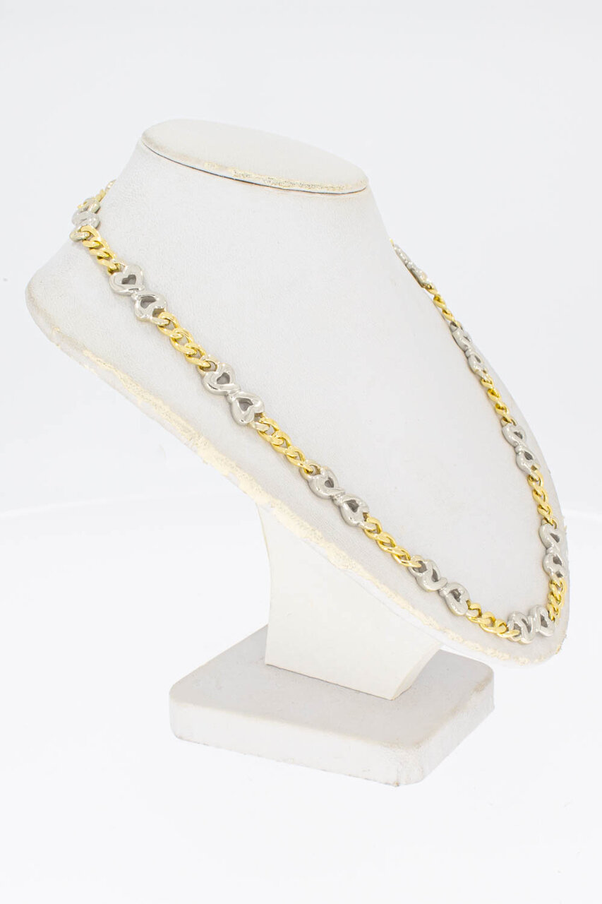 750 Gold Panzer Halskette - 50,1 cm