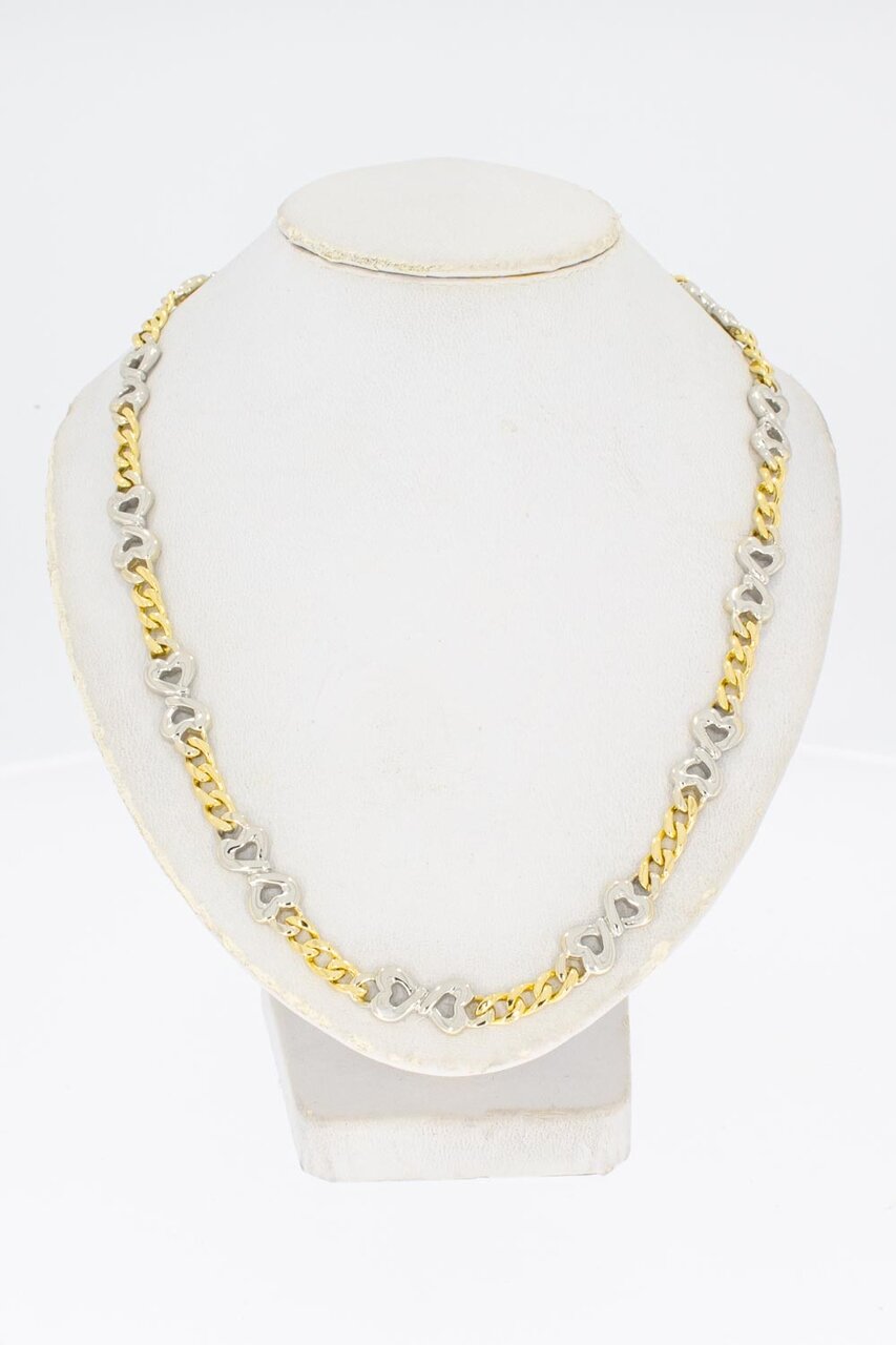 750 Gold Panzer Halskette - 50,1 cm