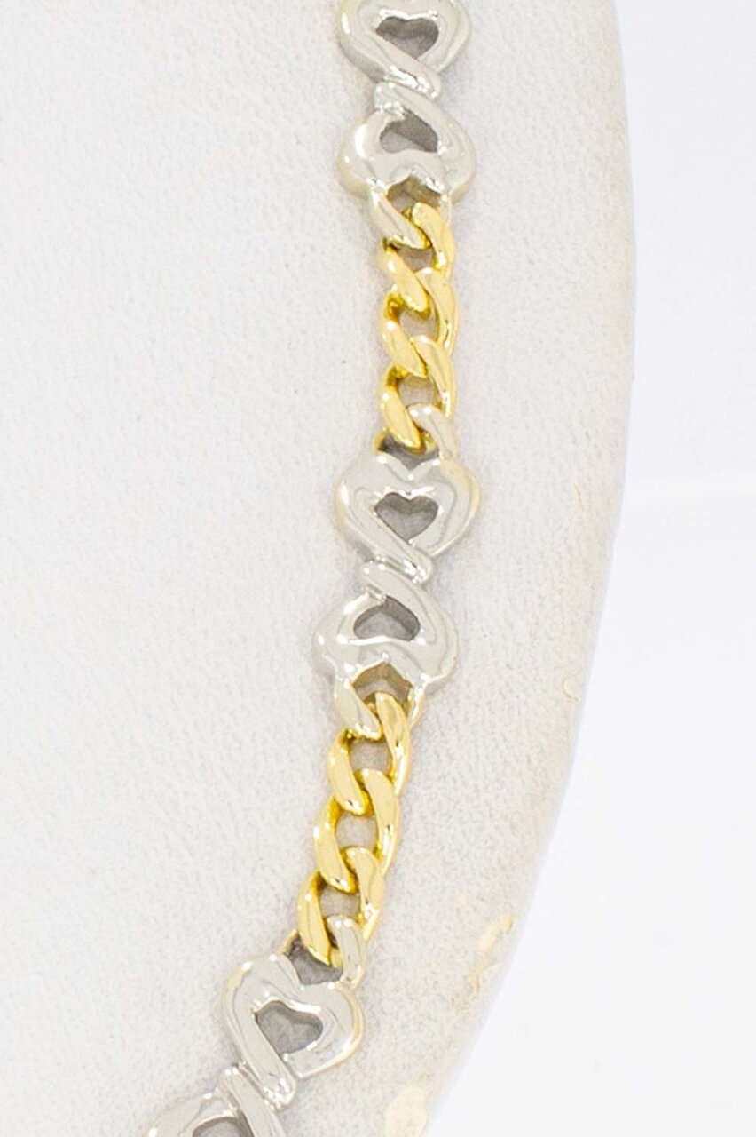 750 Gold Panzer Halskette - 50,1 cm