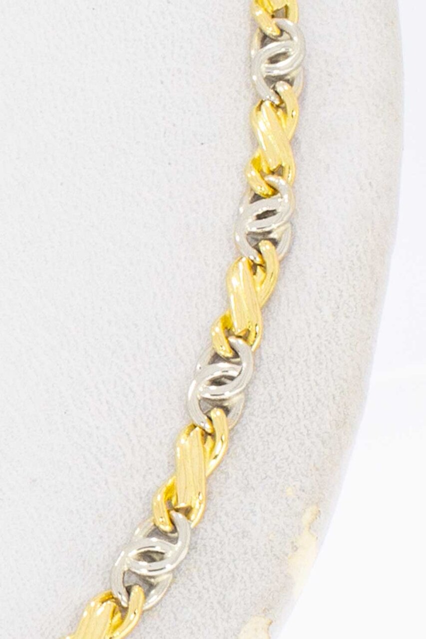 Falkenauge Halskette 750 Gold - 60,4 cm