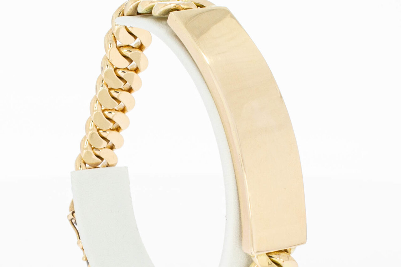 750 Karat Gold Herren Armband - 20,5 cm