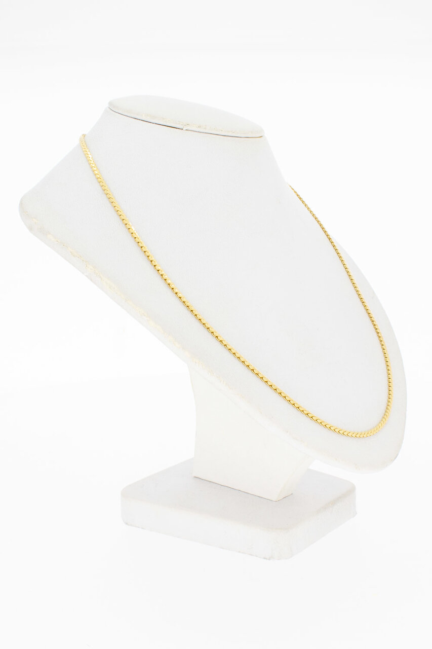 18 Karat Gelbgoldene Kette - 50,5 cm