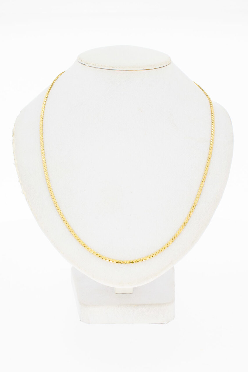 18 Karat Gelbgoldene Kette - 50,5 cm