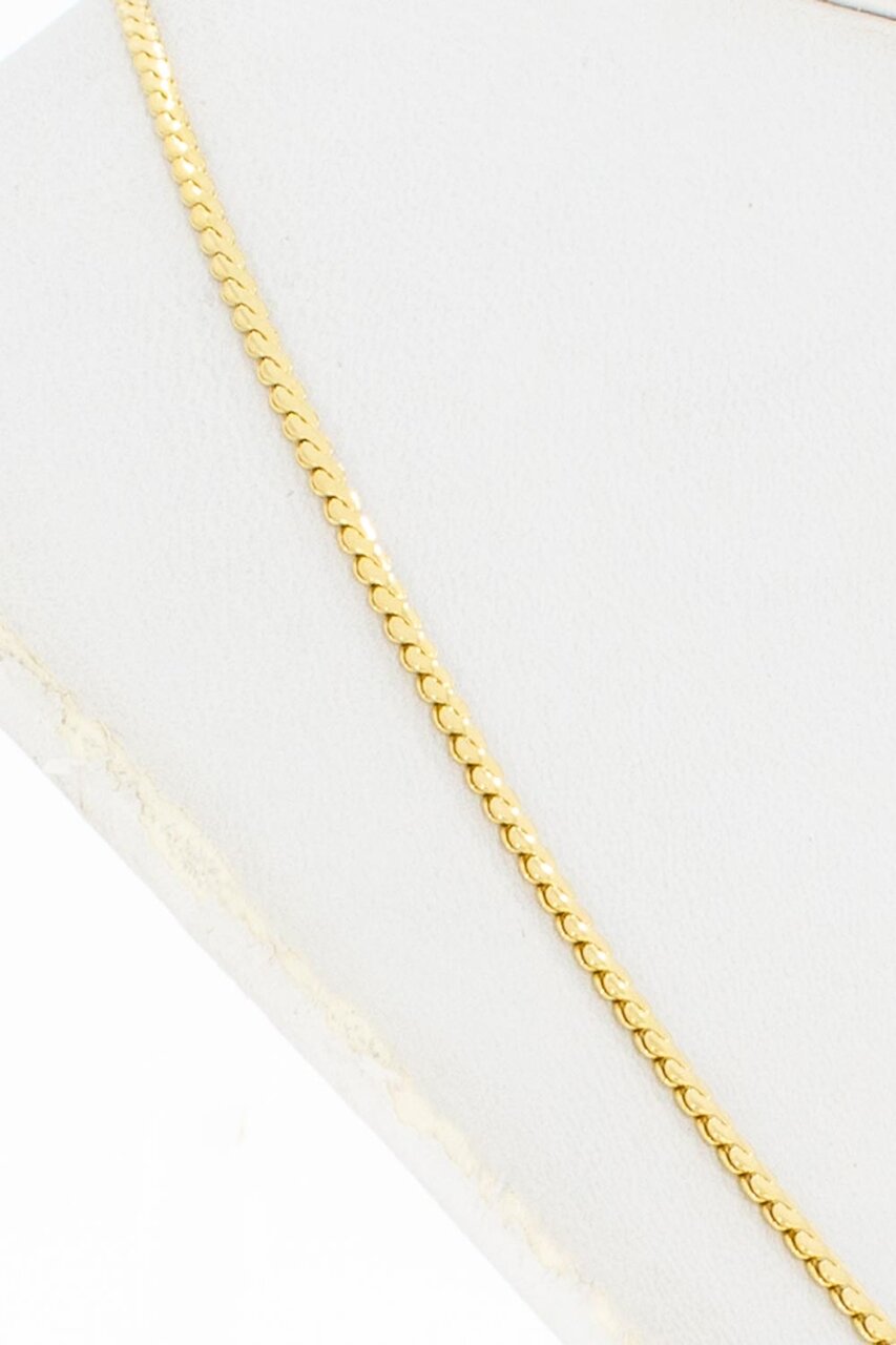 18 Karat Gelbgoldene Kette - 50,5 cm