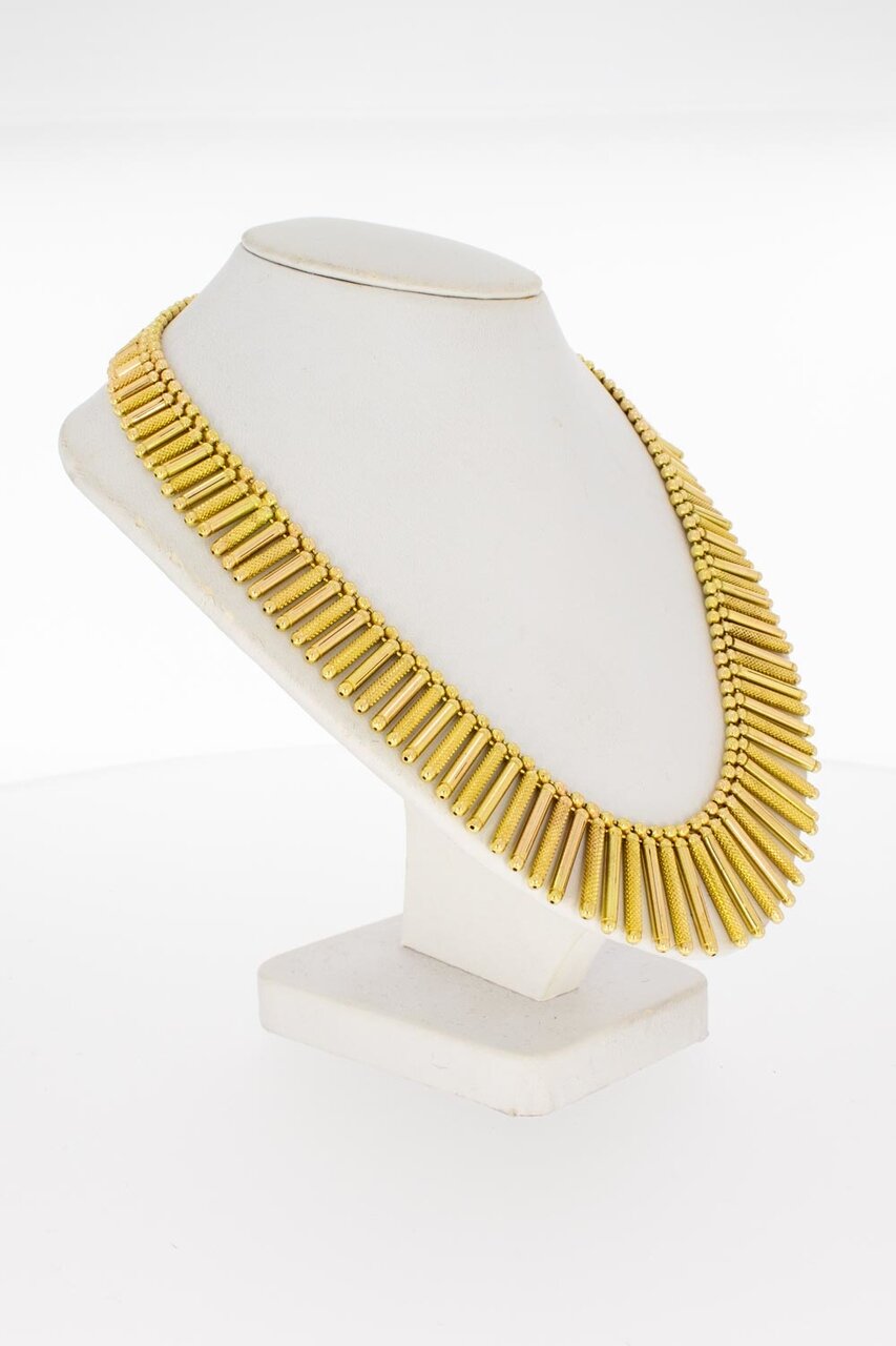 18 Karaat gouden Cleopatra Collier - 45 cm