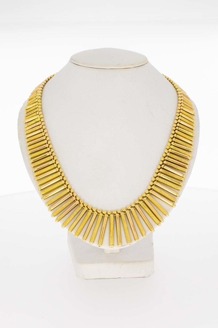 18 Karaat gouden Cleopatra Collier - 45 cm