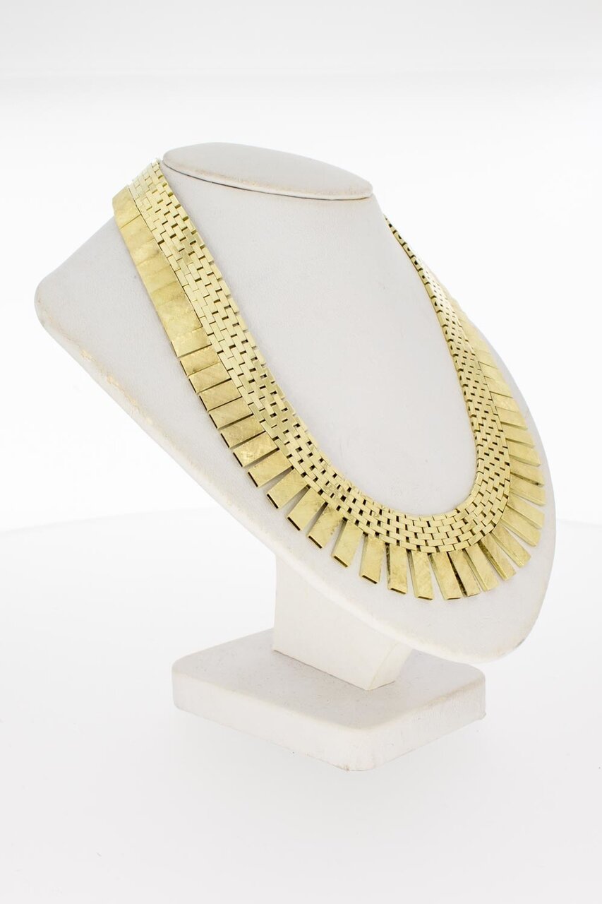 Cleopatra Collier 14 Karaat goud - 42,2 cm