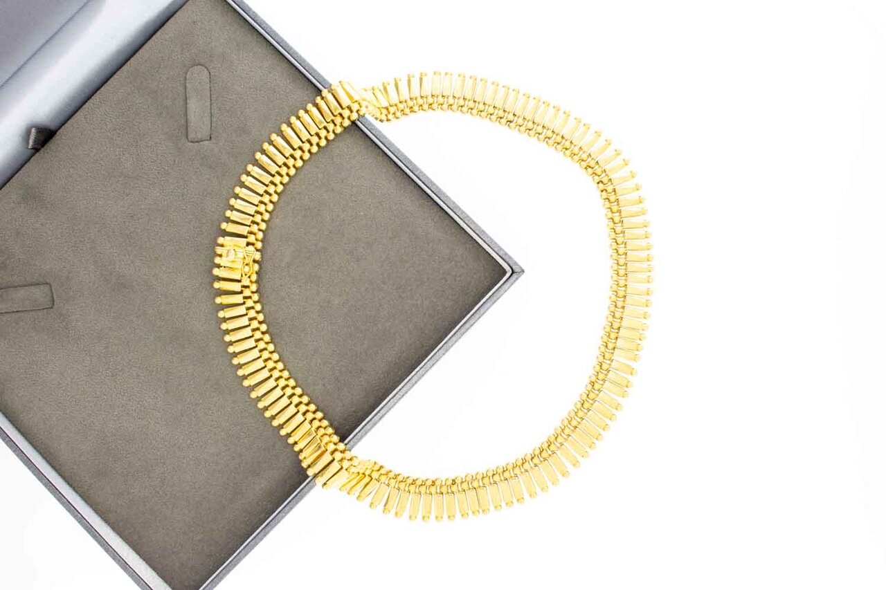 Cleopatra Collier 18 Karaat goud - 42,5 cm