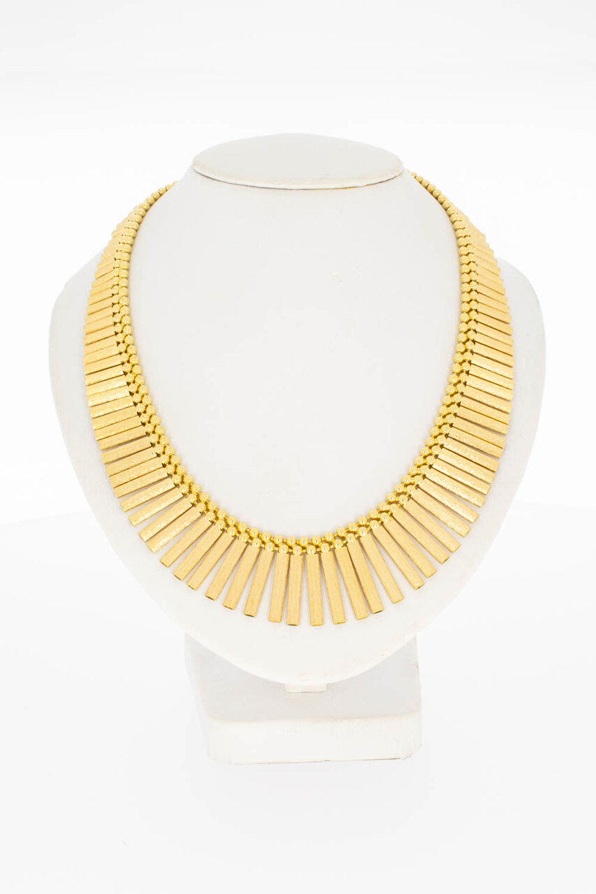 Cleopatra Collier 18 Karaat goud - 43,5 cm