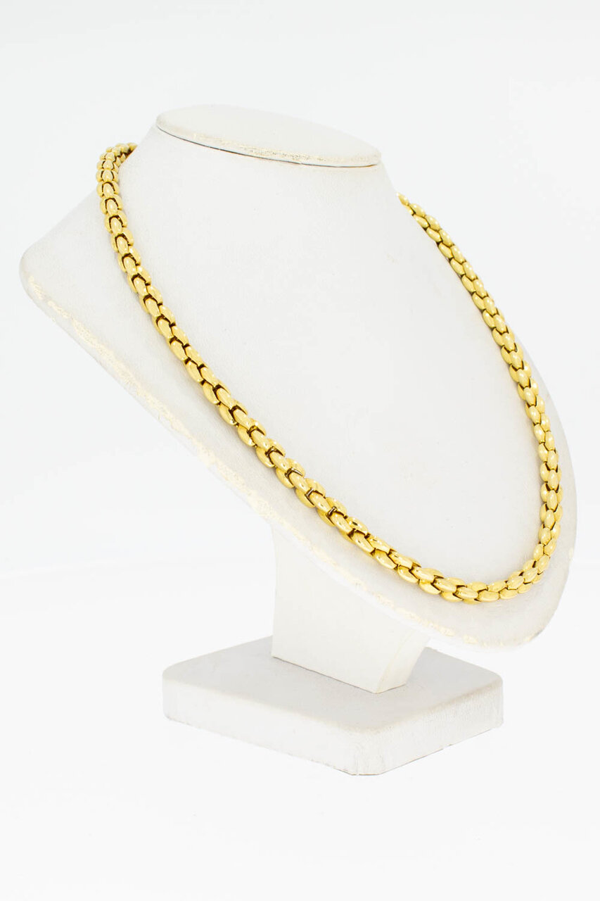 18 Karat Gold St&auml;bchenkette - 42,4 cm