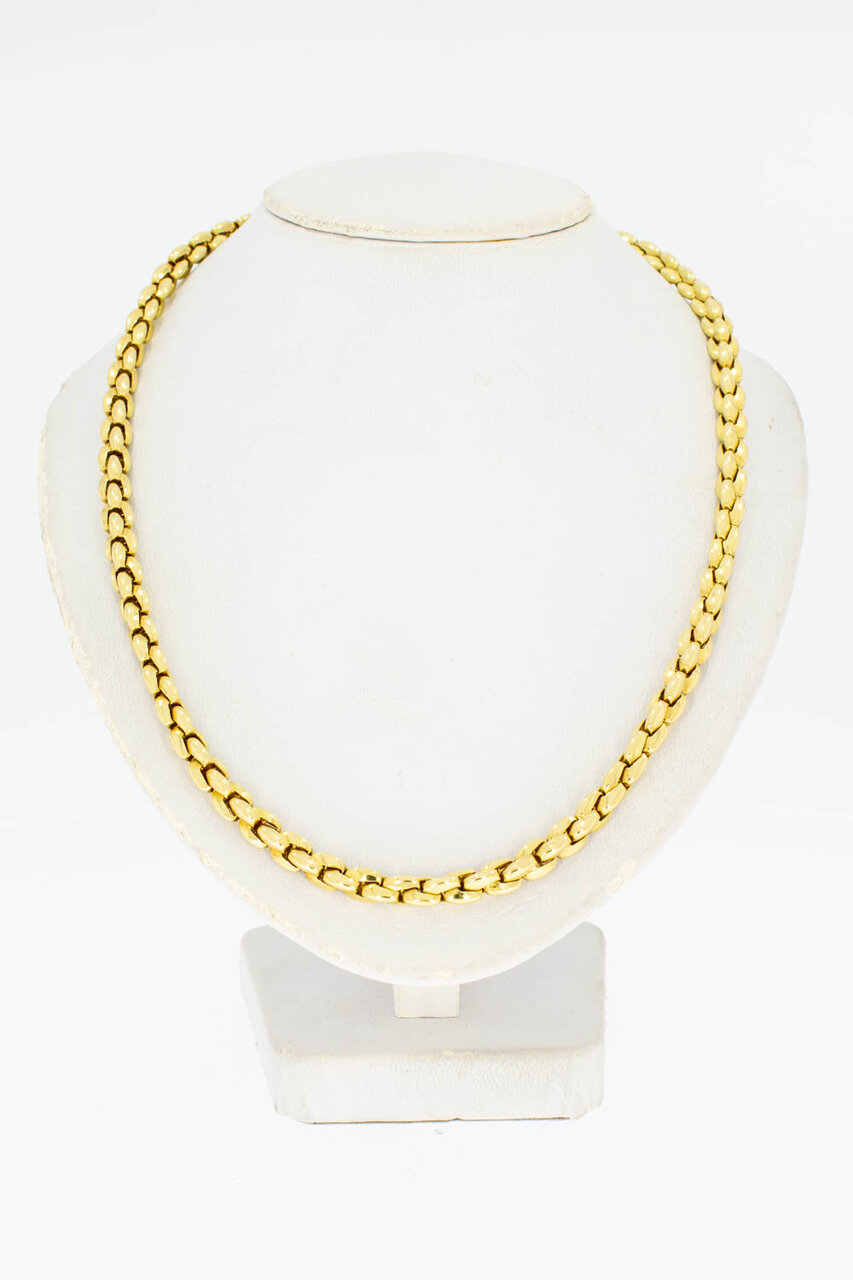 18 Karat Gold St&auml;bchenkette - 42,4 cm