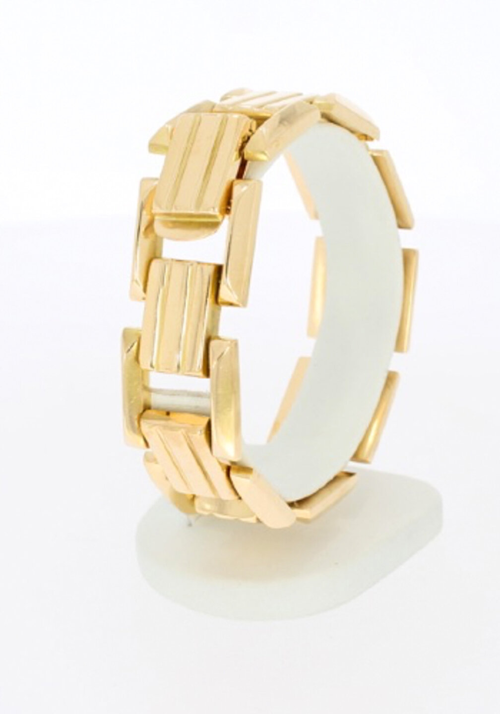 18 Karaat gouden Staafjes armband - 19,2 cm