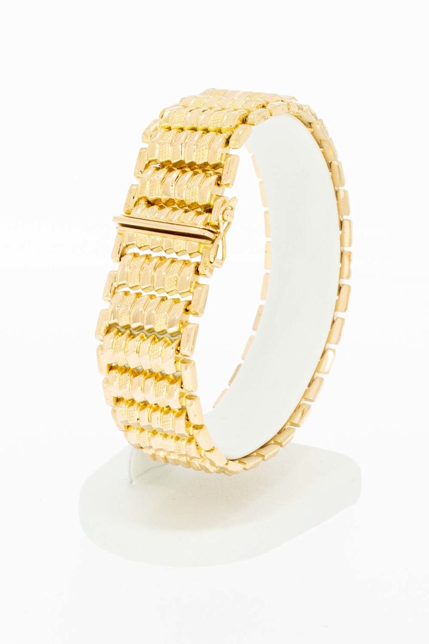 Vintage-armband 18 Karaat goud - 19,1 cm