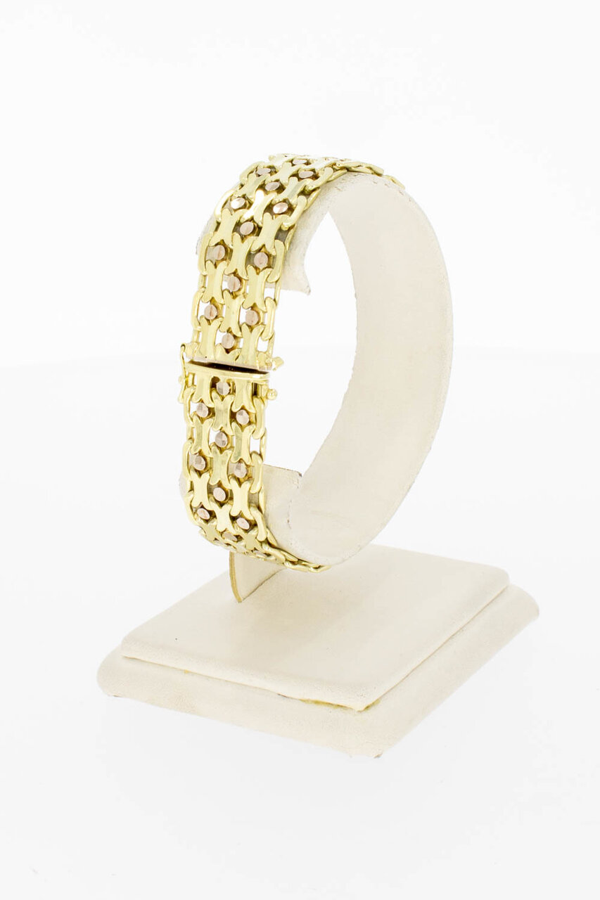 14 Karaat gouden Vintage armband -18,8 cm