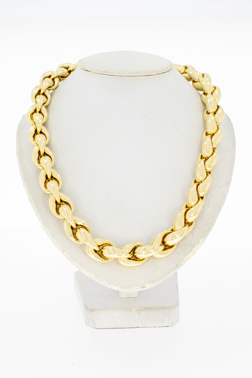 Anker schakelketting 18 Karaat - 47,6 cm