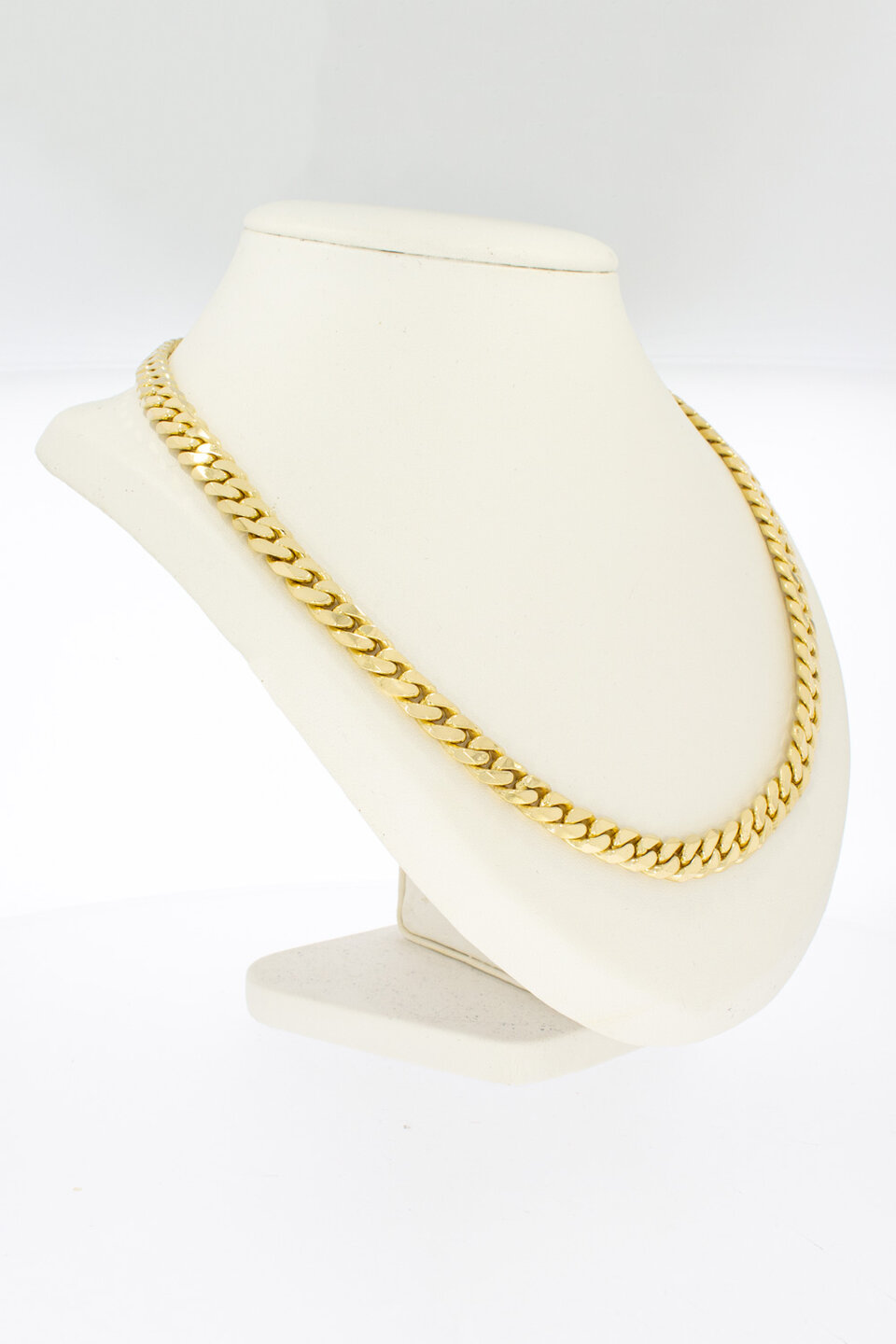 18 Karat Gold Panzerkette Herren - 85,8 cm