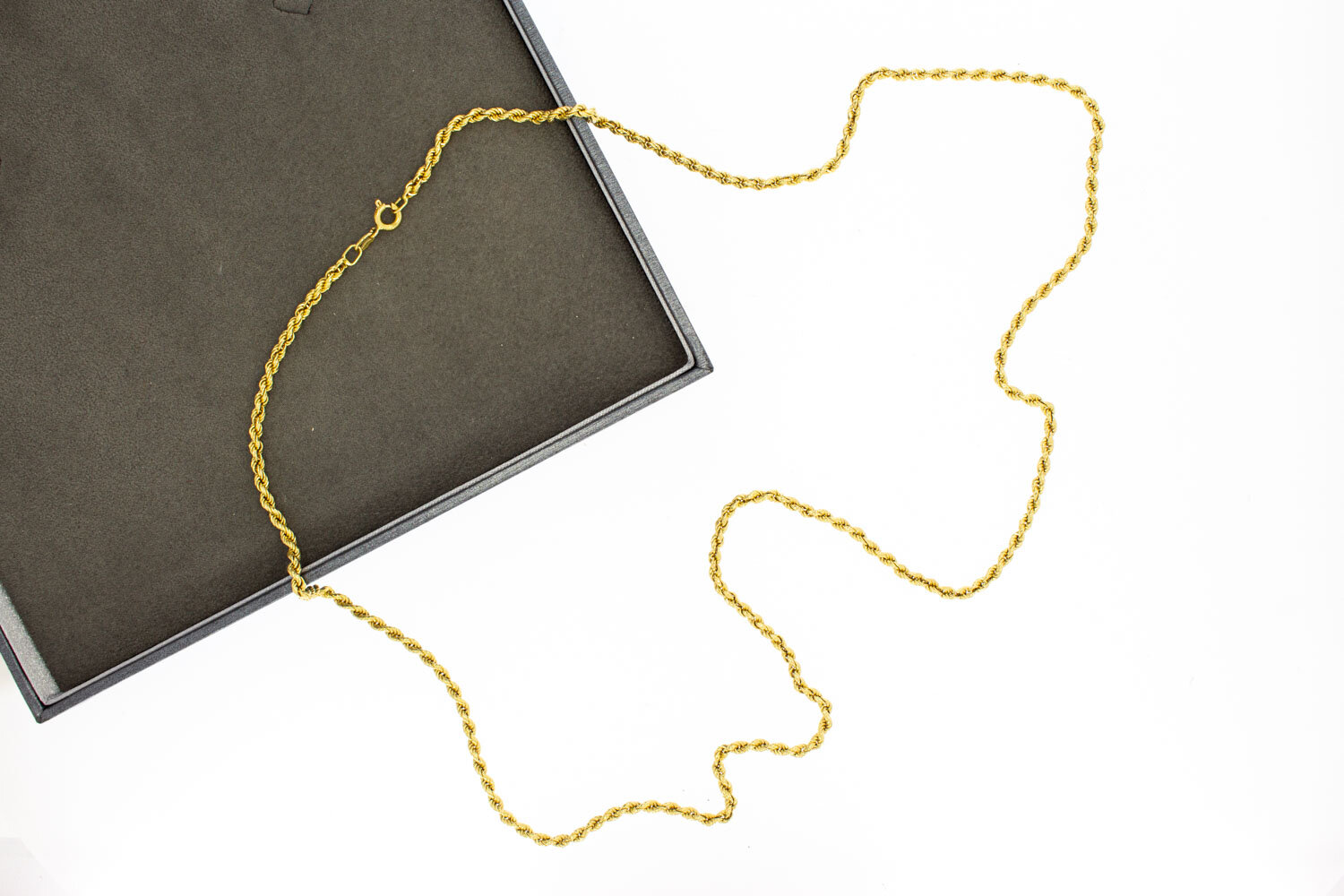 18 Karat Gold Kordelkette - 71,5 cm