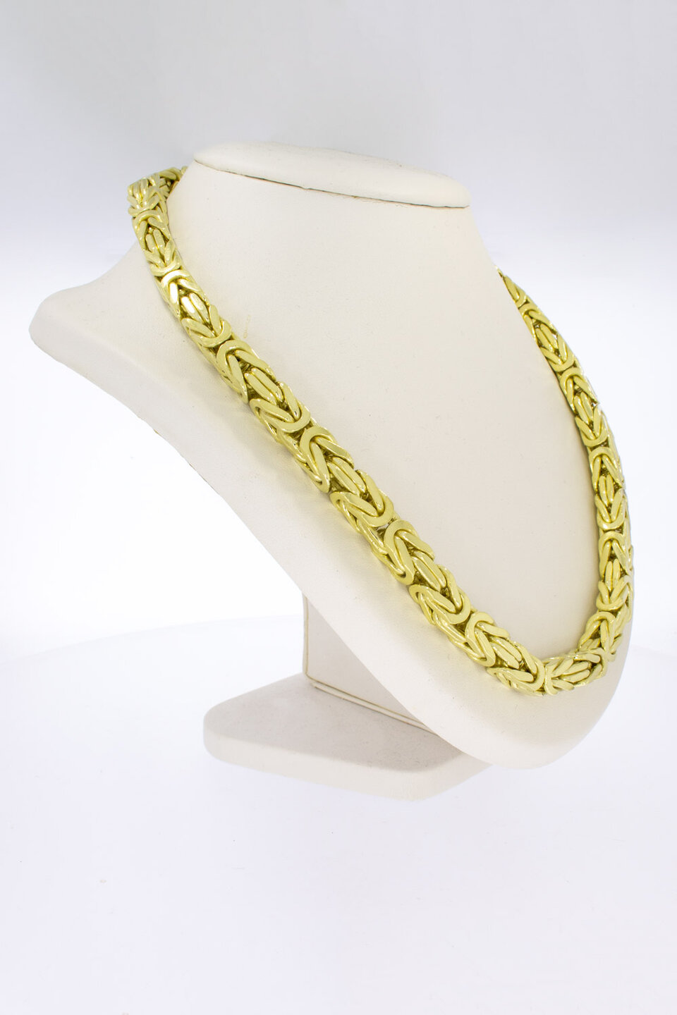 18 Karat Gold Byzantinische K&ouml;nigskette Herren - 65,1 cm