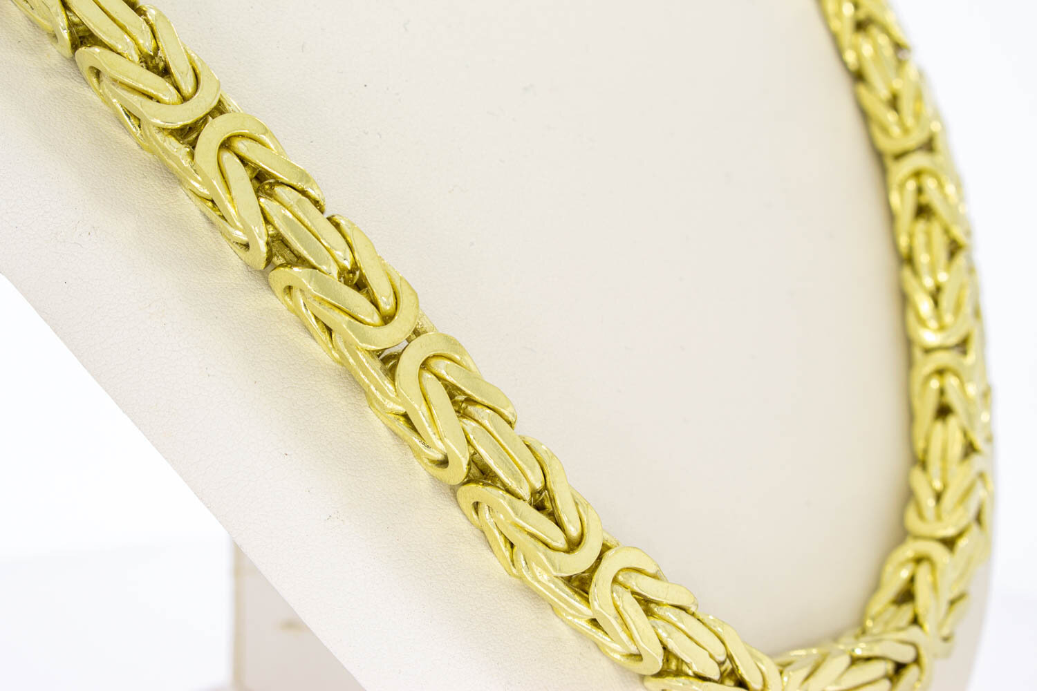 18 Karat Gold Byzantinische K&ouml;nigskette Herren - 65,1 cm