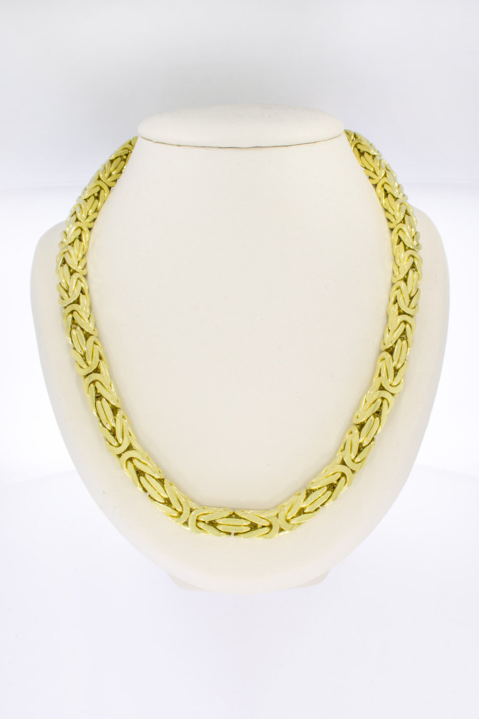 18 Karat Gold Byzantinische K&ouml;nigskette Herren - 65,1 cm